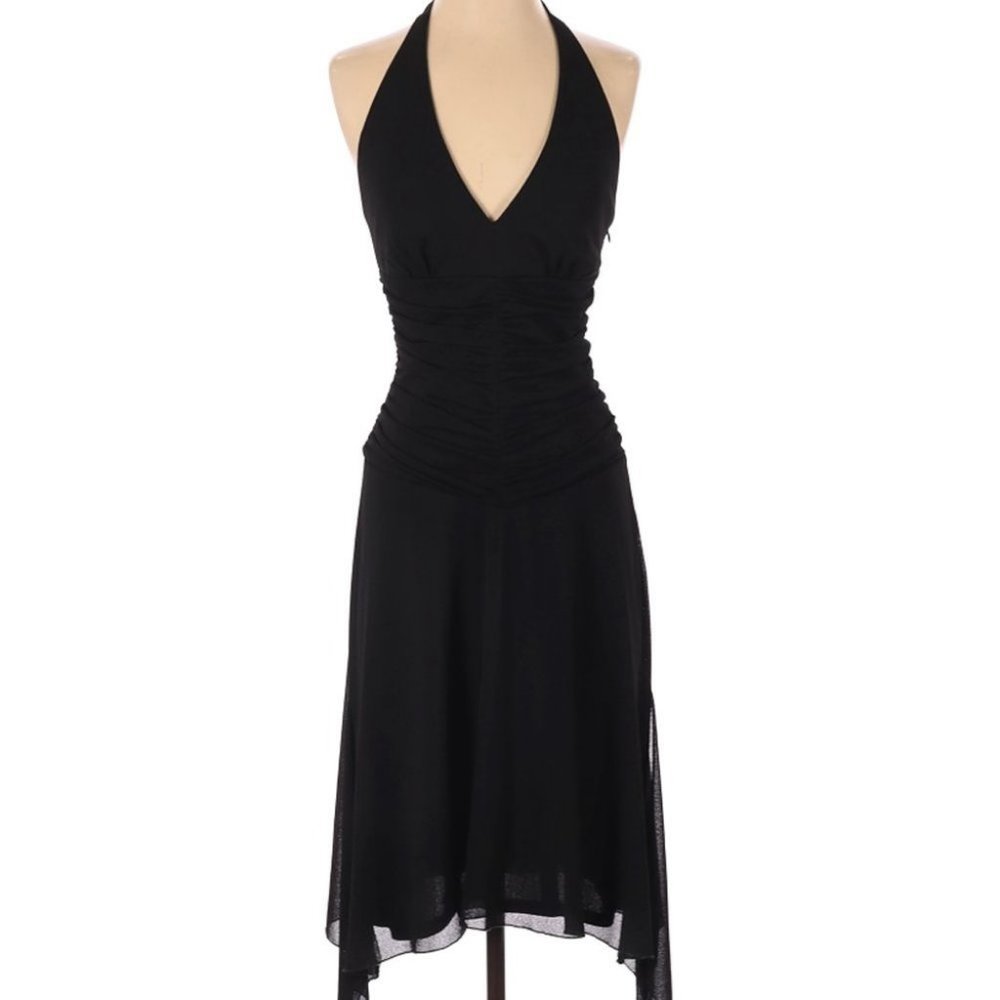 Laundry by Shelli Segal Cocktail Party Dress 4 Fairy Core Asymmetric